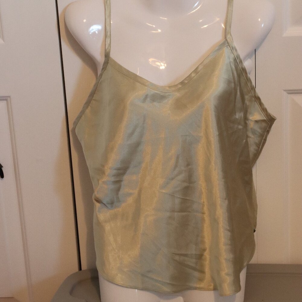 Secret Treasures Gold Adjustable Strap Chemise Size large